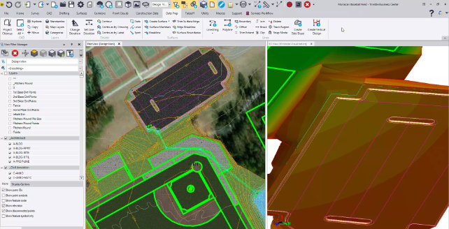 Construction site modeling example